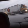 Video: Out-Of-Control Tractor-Trailer Nearly Crushes Car On Highway Black Ice